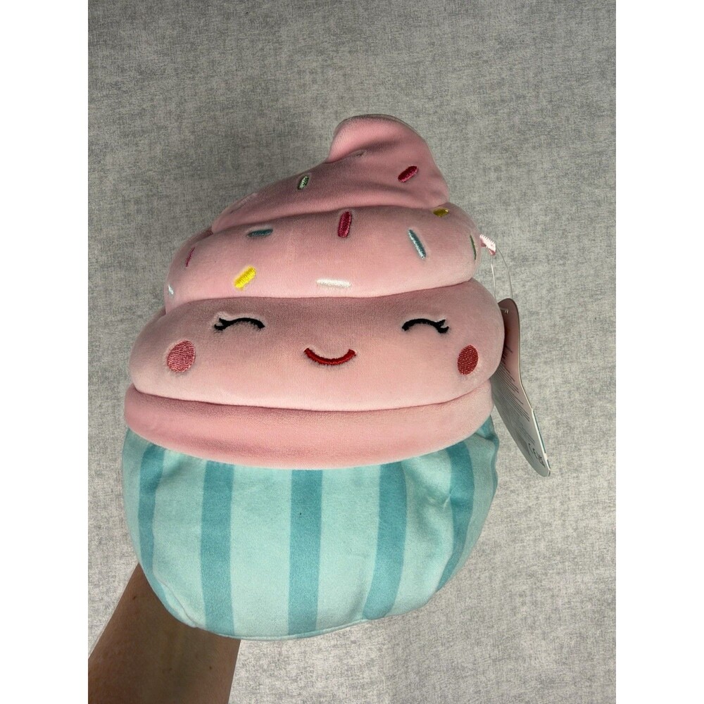 Kellytoy Squishmallows Diedre The Cupcake Sprinkles Green Pink
